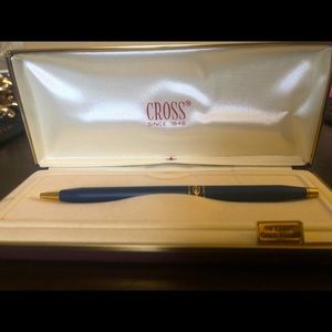 Vintage cross blue body mechanical pen in authentic box